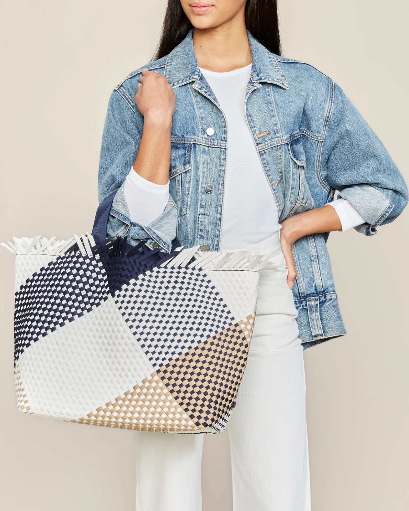 Skulderveske^NAGHEDI Havana Beach Tote Grafisk Geo