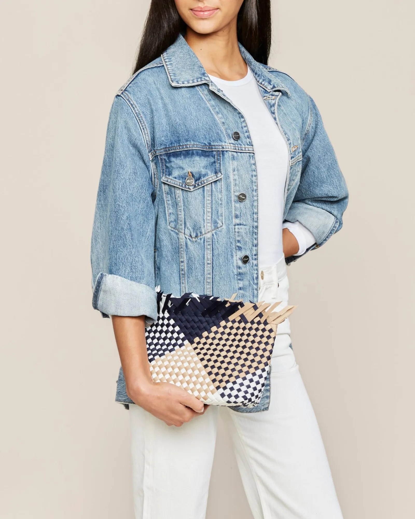 Clutcher^NAGHEDI Havana Clutch Graphic Geo