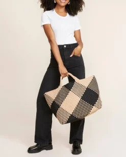 Skulderveske^NAGHEDI St. Barths Large Tote Plaid