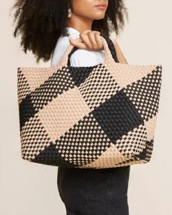 Totes^NAGHEDI St. Barths Large Tote Plaid