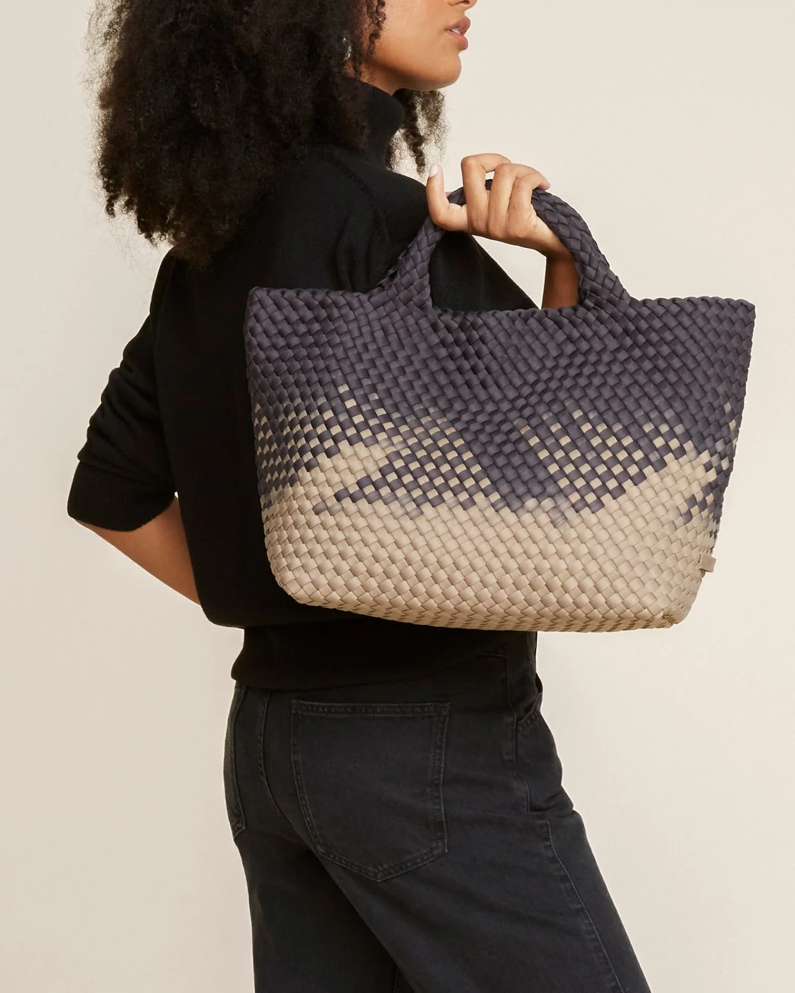 Skulderveske^NAGHEDI St. Barths Medium Tote Grafisk Ombre