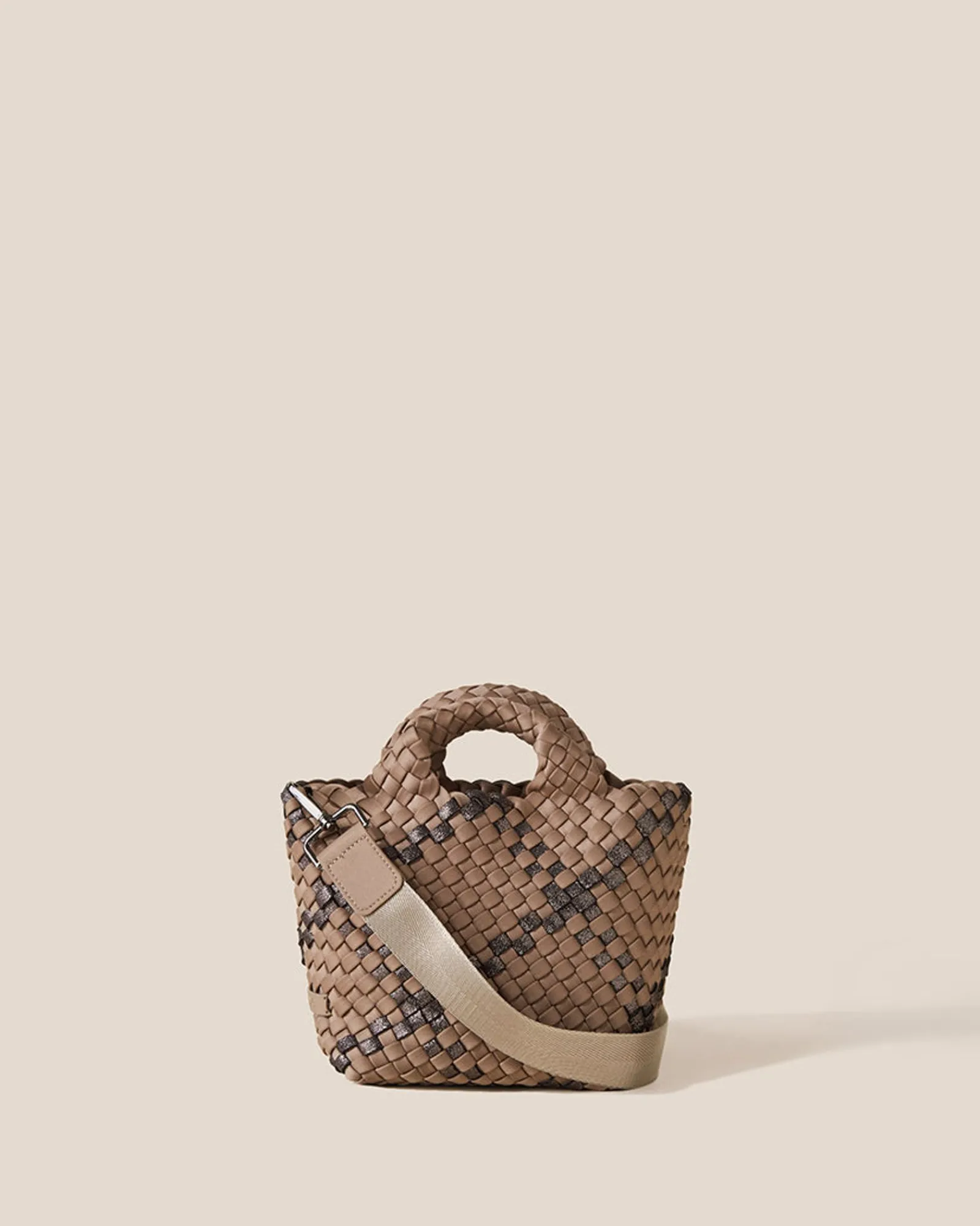 Tverrkropper^NAGHEDI St. Barths Petit Tote Plaid