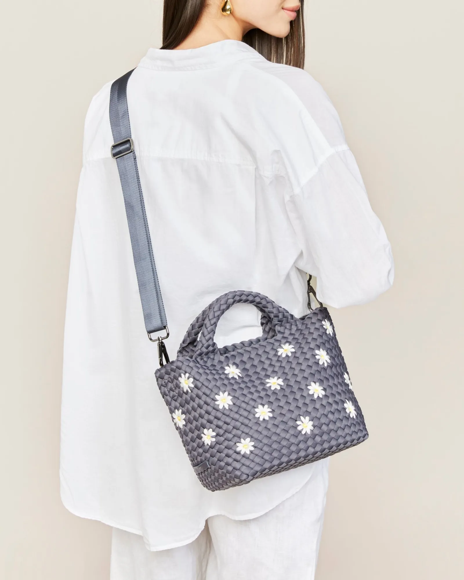Tverrkropper^NAGHEDI St. Barths Small Tote Daisy