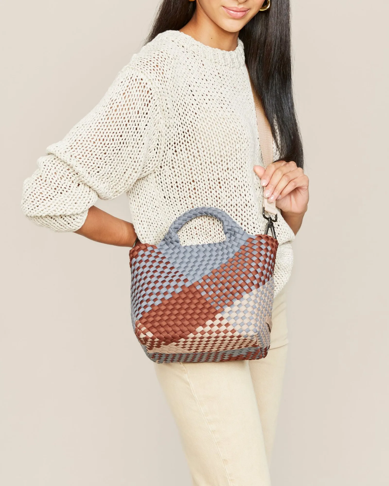 Tverrkropper^NAGHEDI St. Barths Small Tote Grafisk Geo
