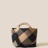 Tverrkropper^NAGHEDI St. Barths Small Tote Plaid