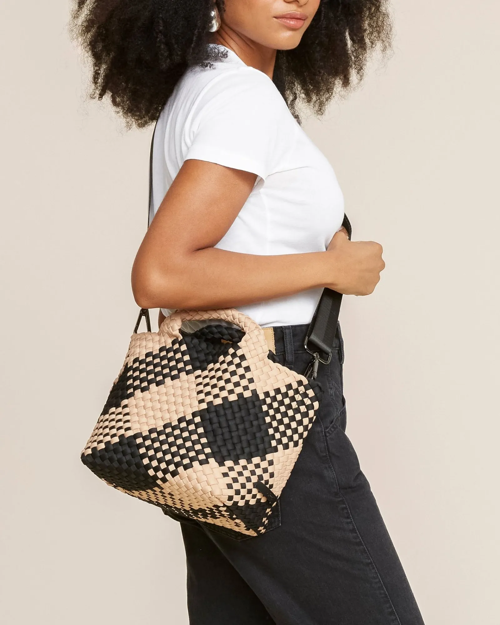 Totes^NAGHEDI St. Barths Small Tote Plaid